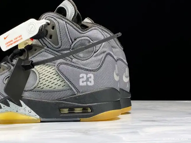 Air CT8480-001 Jordan 5 Off-White x Black 0505